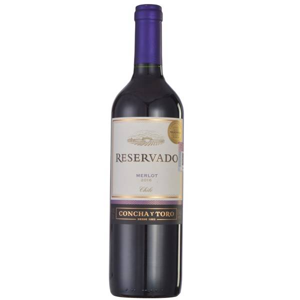 Reservado vino tinto merlot ( 750 ml)