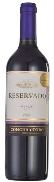 Reservado · Vino tinto merlot (750 ml)