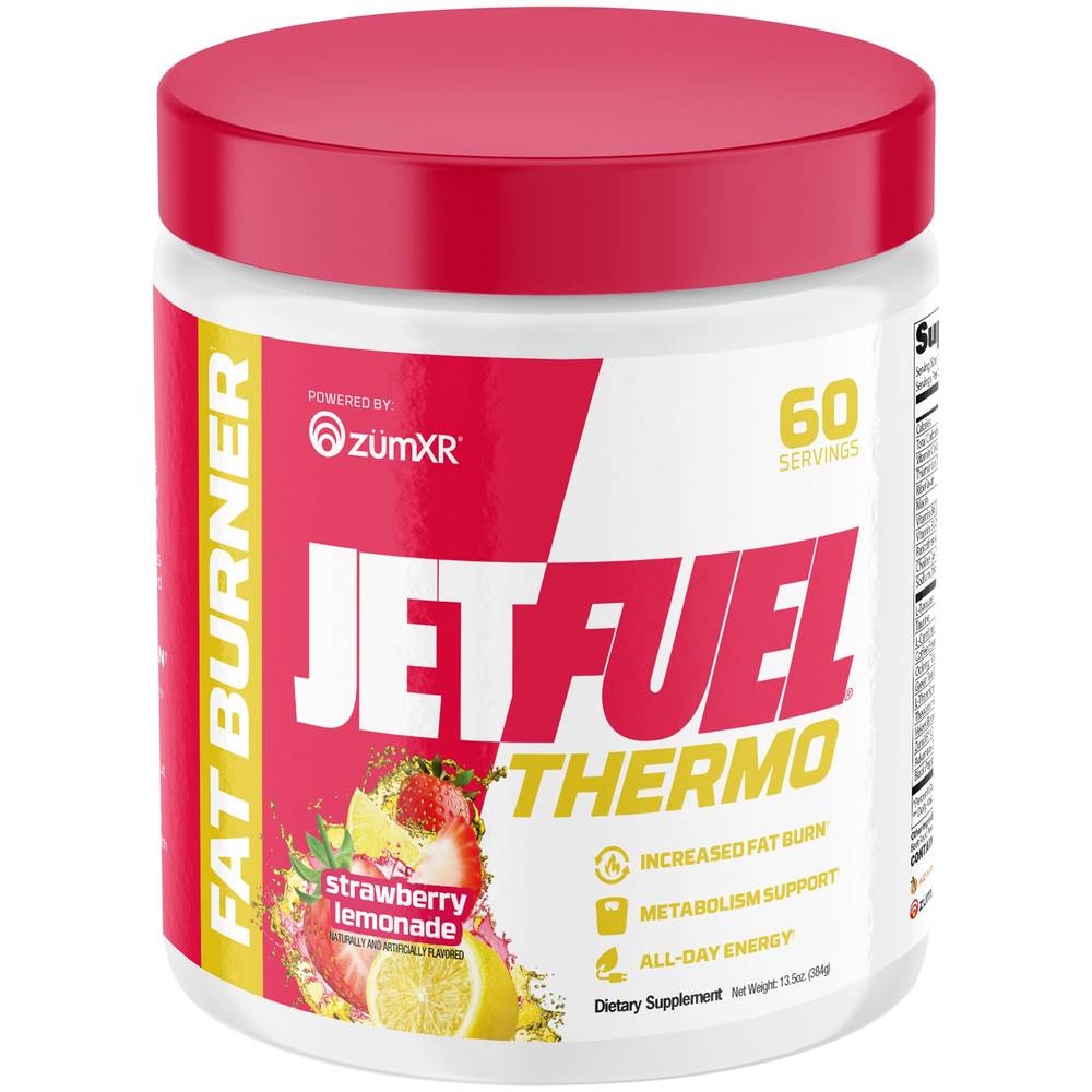 Jetfuel Thermo - All-Day Energy And Metabolism Support - Strawberry Lemonade (13.5 Oz;. / 60 Servings)