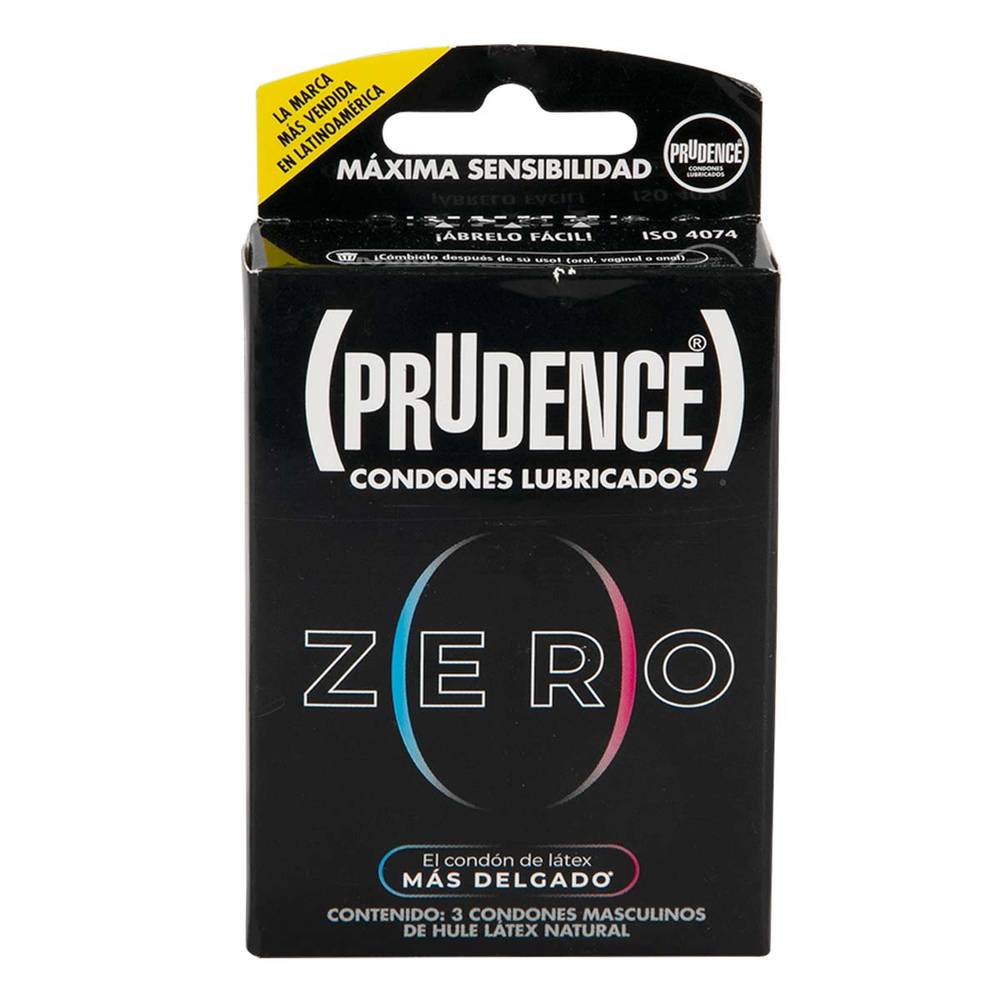 Prudence condones lubricantes zero (31 un)