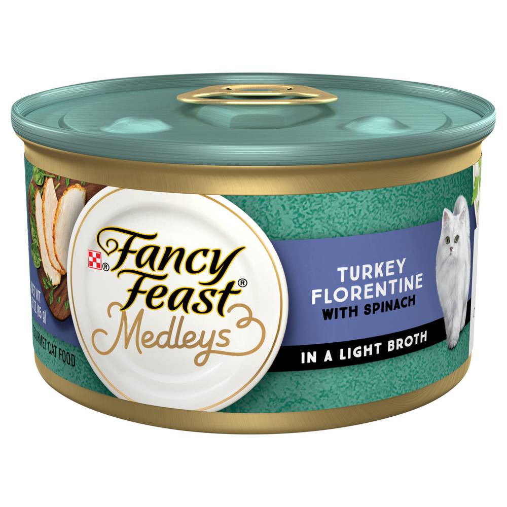 Purina Fancy Feast Turkey Florentine Wet Cat Food (3 oz)