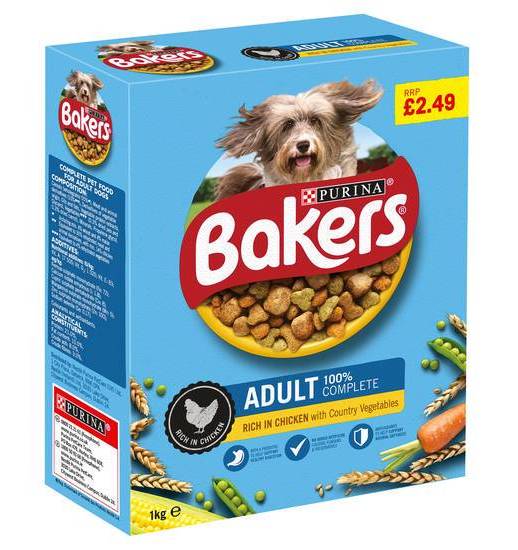 Bakers Comp Chick Veg 1 kg