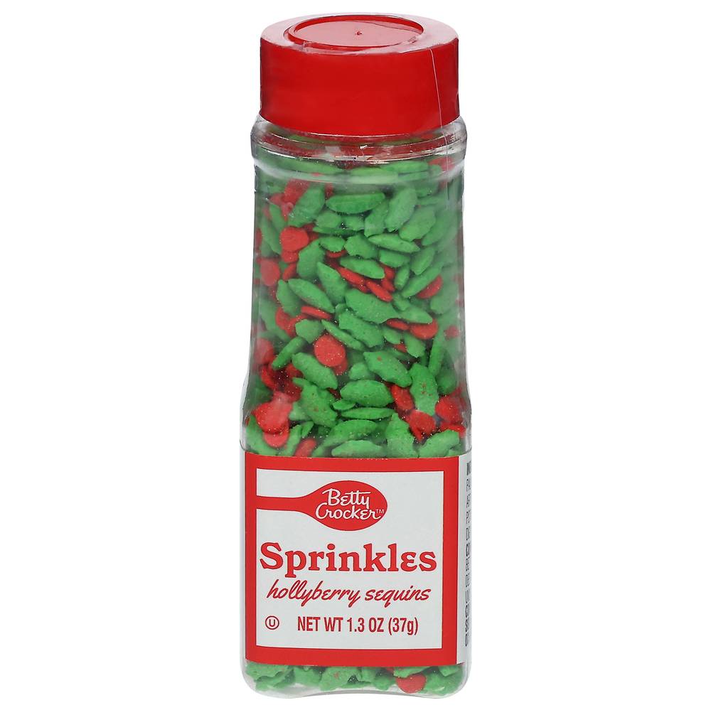 Betty Crocker Holly Berry & Leaves Sprinkles (1.3 oz)