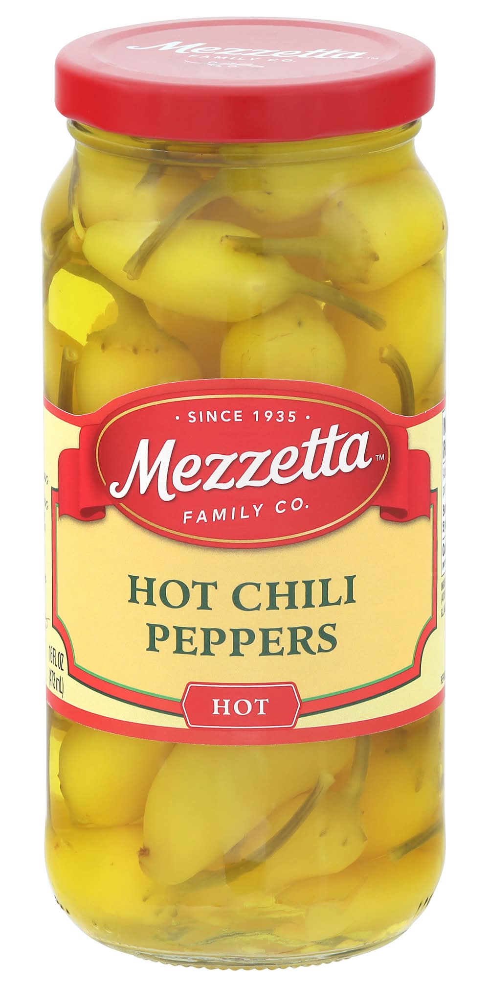 Mezzetta Peppers, Hot Chili (16 fl oz)