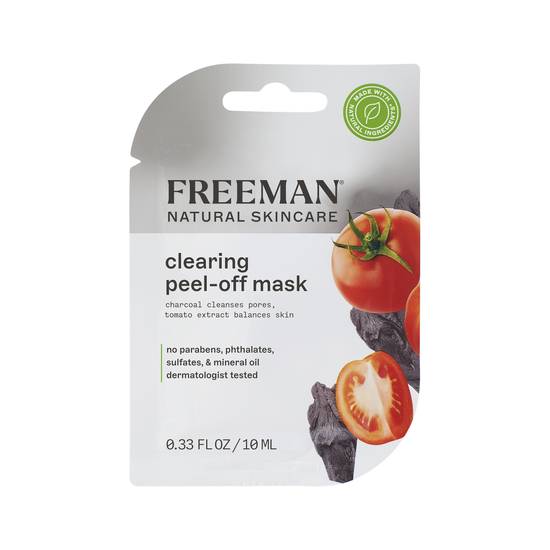 Freeman Charcoal & Tomato Clearing Peel-Off Mask - 0.33 fl oz