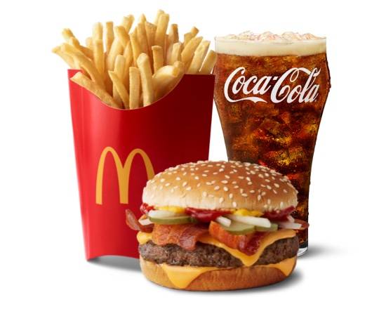 Order Bacon Quarter Pounder with Cheese Meal food online from Mcdonald's store, West Chester on bringmethat.com