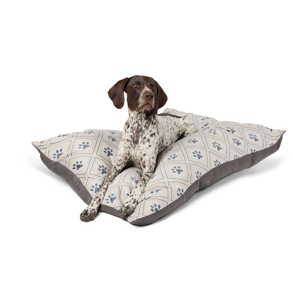 Top Paw Diamond Pillow Dog Bed, Multi