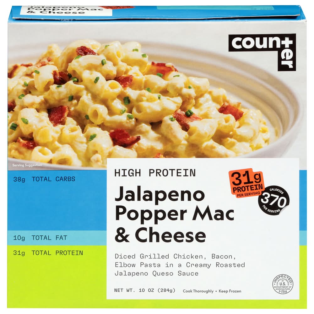 Counter Frozen Jalapeno Popper Mac & Cheese Bowl (10 oz)