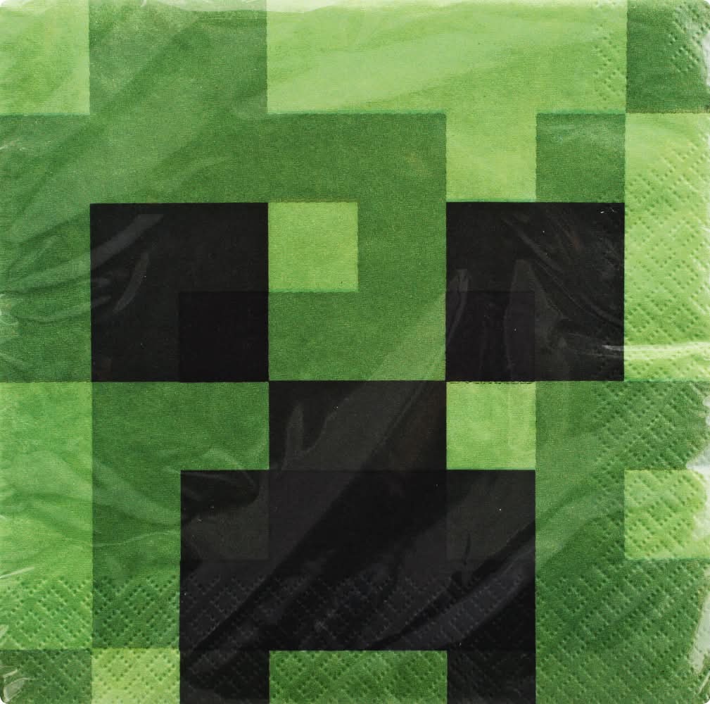 Unique Minecraft Napkins 2 Ply (7.1 oz)