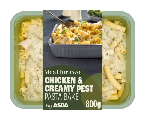 ASDA Creamy Pesto Chicken Tortiglioni Melt (800g)
