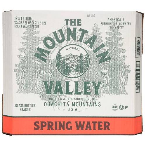 The Mountain Valley Spring Water, 12 Pack Case