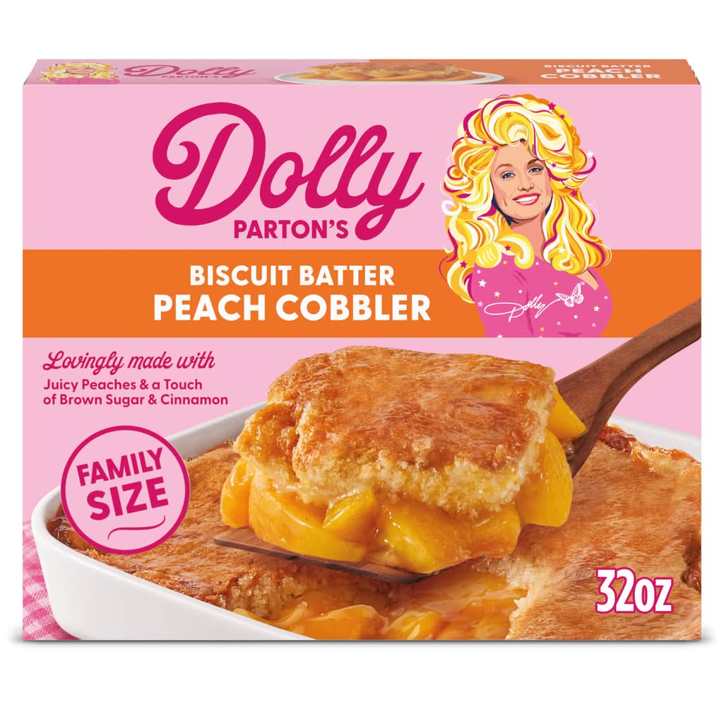 Dolly Parton's Peach Cobbler Biscuit Batter Family Size (32 oz)