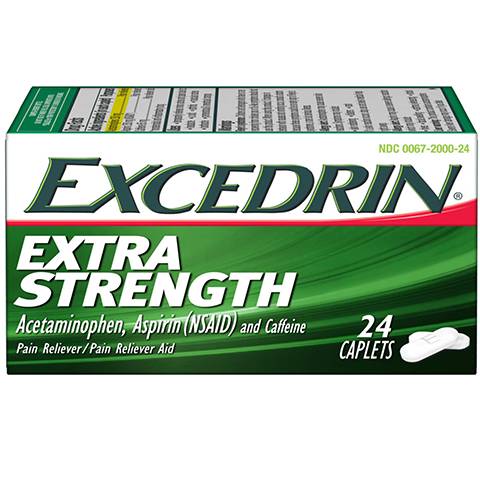 Excedrin Extra Strength Caplets 24 Count