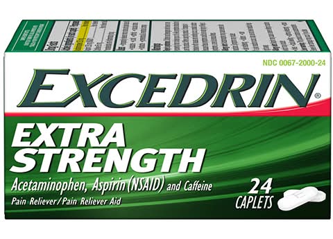 Excedrin Extra Strength Caplets 24 Count