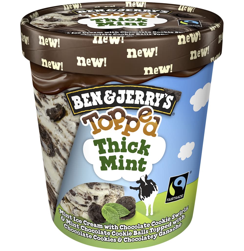 Ben & Jerry's Topped Thick Mint Ice Cream (15.2 fl oz)