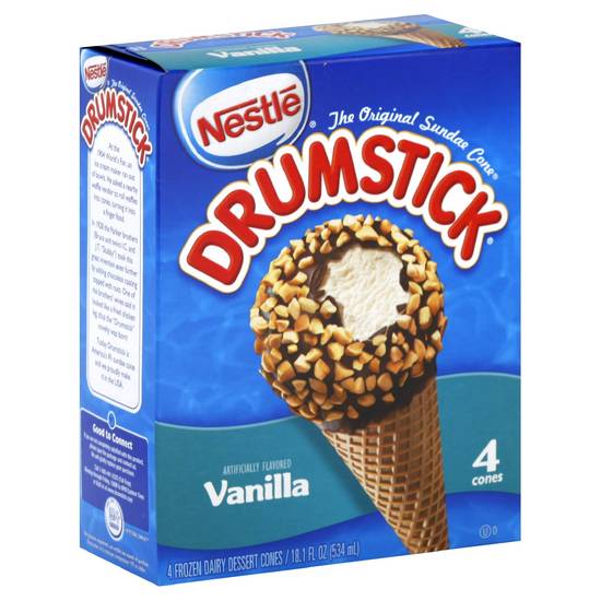 Nestle Drumstick Sundae Cones Vanilla (4 ct)