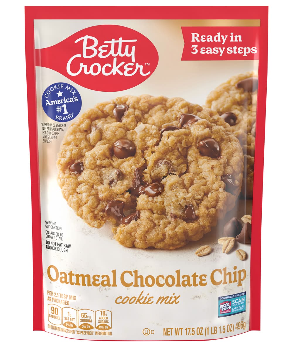 Betty Crocker Oatmeal Chocolate Chip Cookie Mix (17.5 oz)