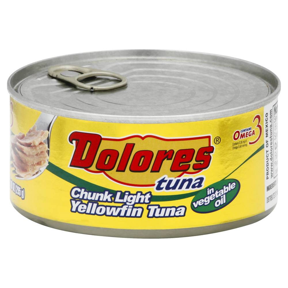 Dolores Chunk Light Yellowfin Tuna in Vegetable Oil