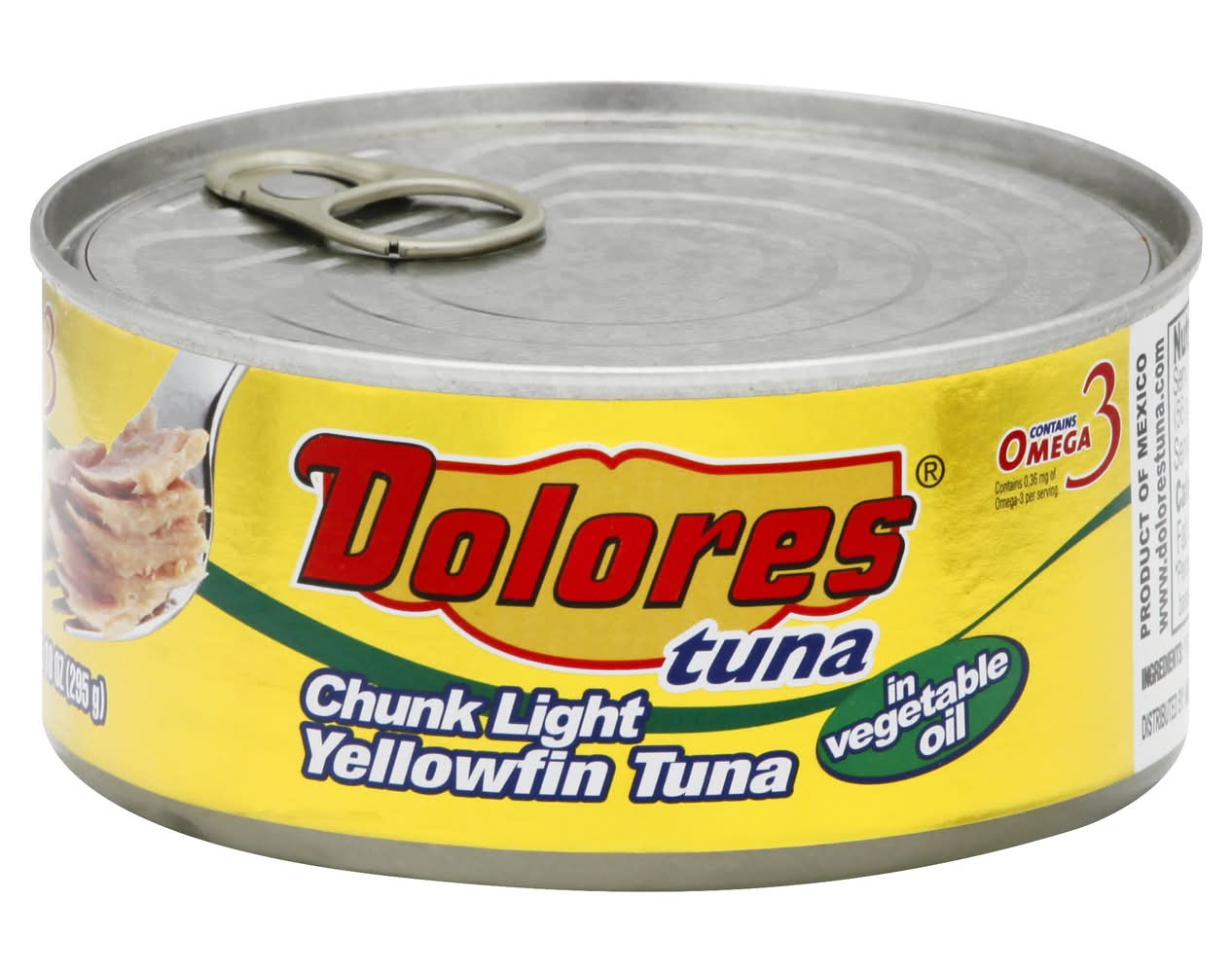 Dolores Chunk Light Yellowfin Tuna in Vegetable Oil (1.1 oz)