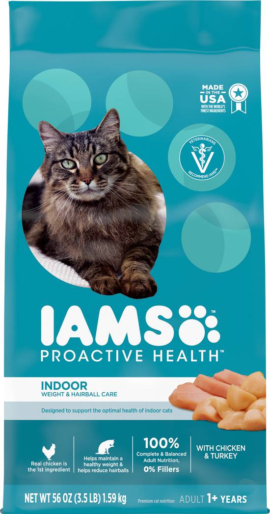 Iams Proactive Health Chicken & Turkey Indoor Adult Cat Food
