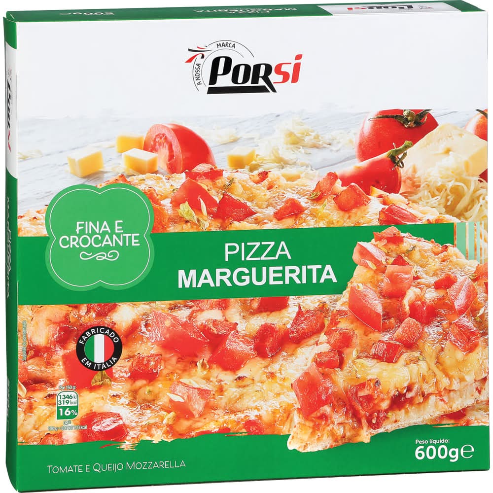PorSi - Pizza marguerita, embalagem de 2 x 300 g