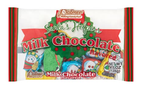 Palmer Santa's Helpers Candy, Milk Chocolate (4.5 oz)