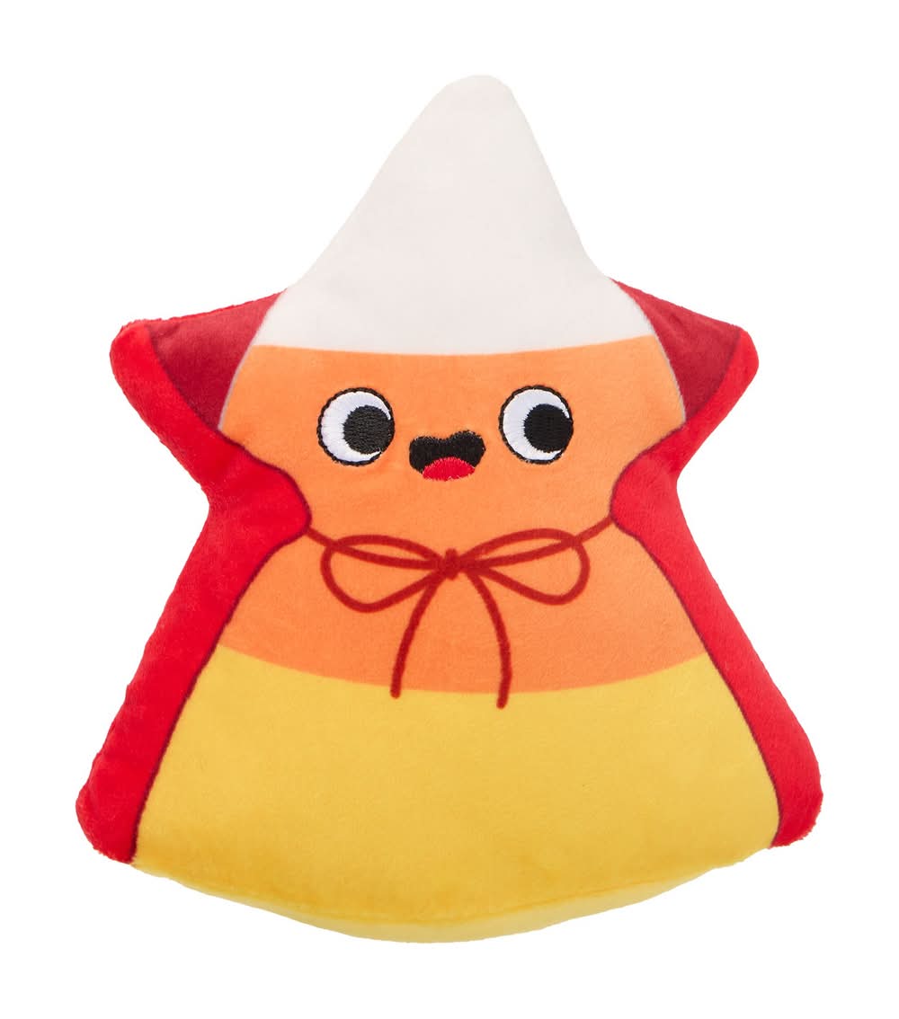 Thrills & Chills™ Halloween Plush Candy Corn Dog Toy