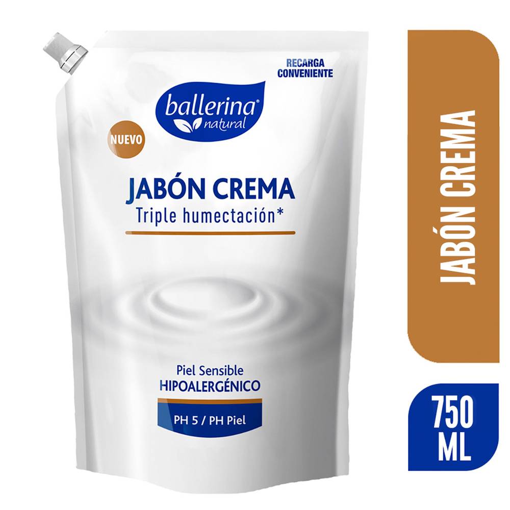 Ballerina · Jabón líquido crema piel sensible