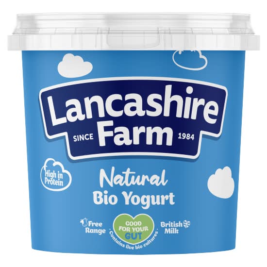 Lancashire Farm Natural Bio Yogurt (1kg)