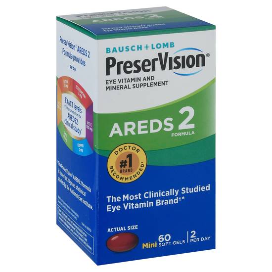 Preservision Areds 2 Formula Vitamin & Mineral Supplement (60 ct)