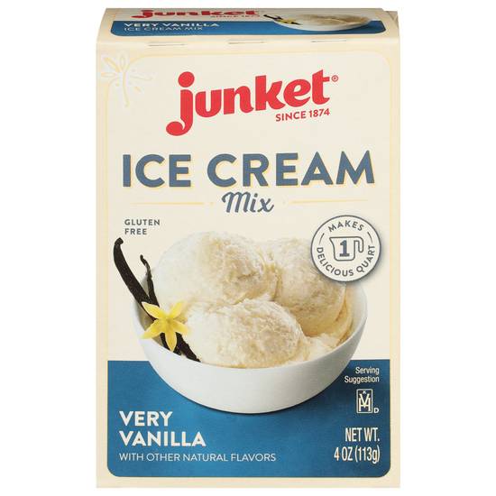 Junket Very Vanilla Flavor Ice Cream Mix