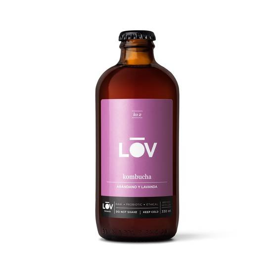 Kombucha arándano y lavanda