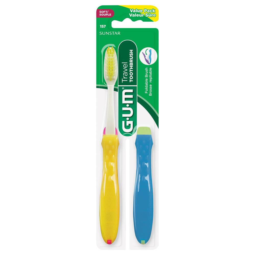 G-U-M Soft Bristles Travel Toothbrush (4.3 oz)