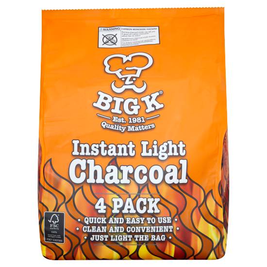 Big K Instant Light Charcoal