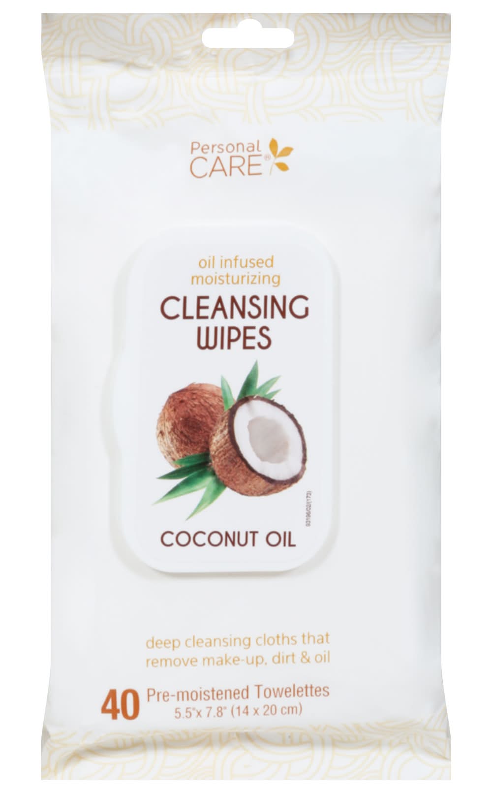 Personal Care Coconut Oil Cleansing Wipes