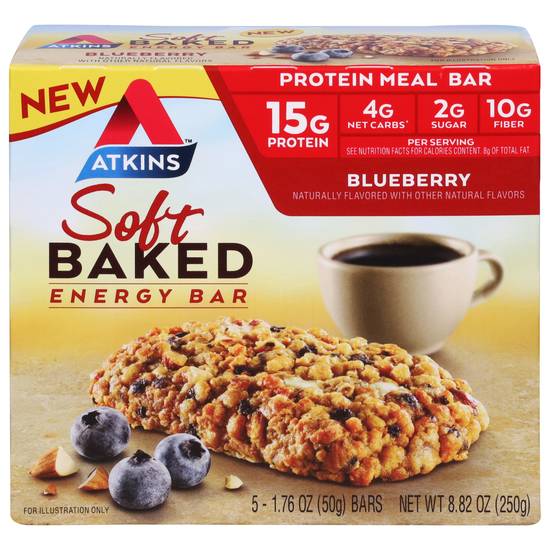 Atkins Soft Baked Energy Bar (blueberry)