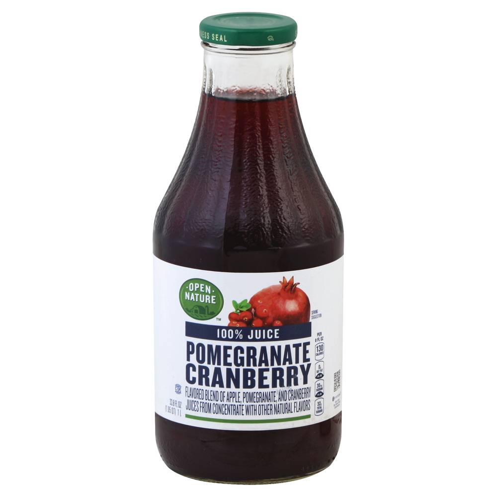 Open Nature Pomegranate & Cranberry Juice (33.8 fl oz)