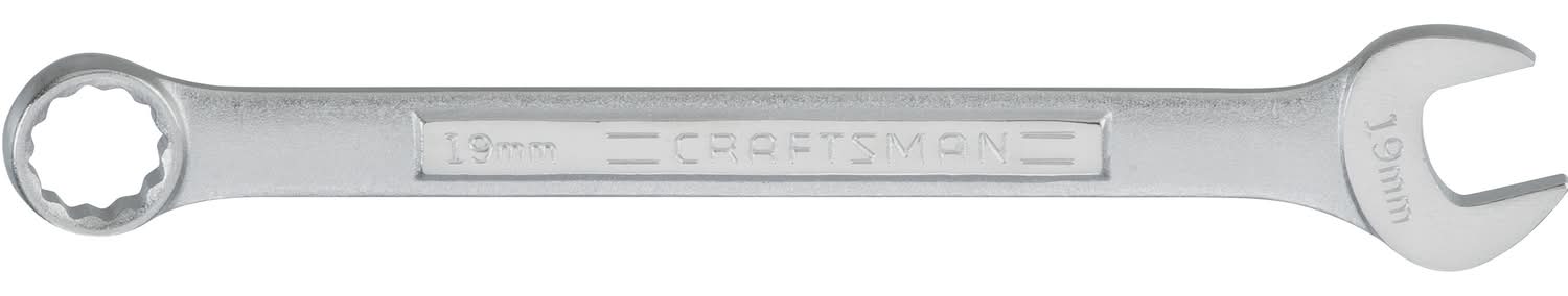 Craftsman 19 Mm X 19 Mm 12 Point Metric Combination Wrench 9.5 In. L 1 Pc