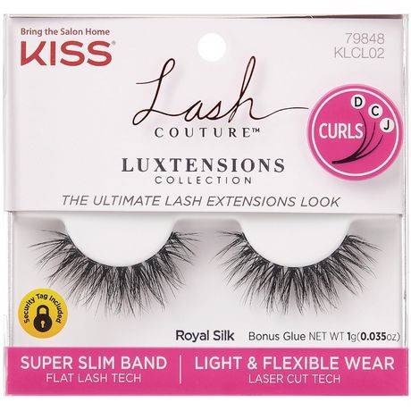 Kiss kiss faux cils couture luxtensions - bande 02 - lash couture lash extensions (1 pair)