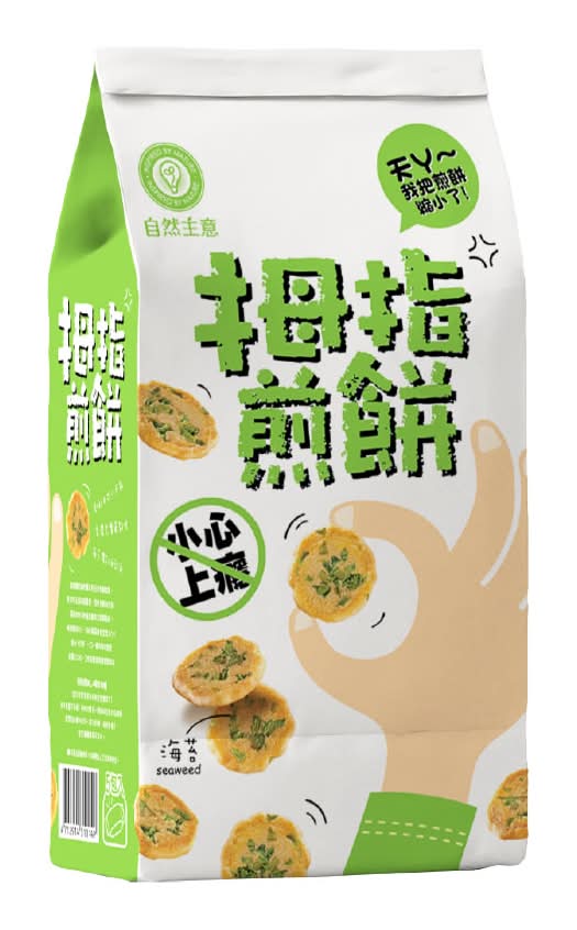 自然主意-拇指煎餅-海苔濃(140g/袋)