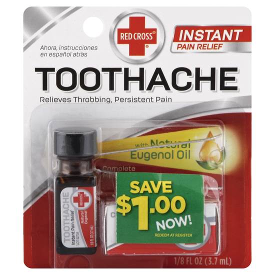 Red Cross Instant Pain Relief Toothache