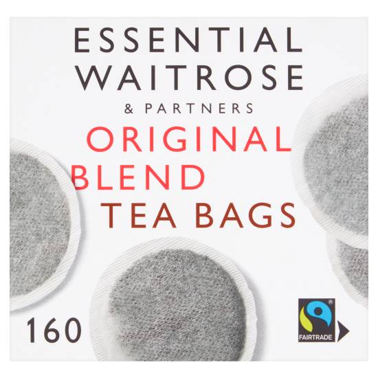 Waitrose Essential Original Blend Tea Bags (160 ct, 500 g)