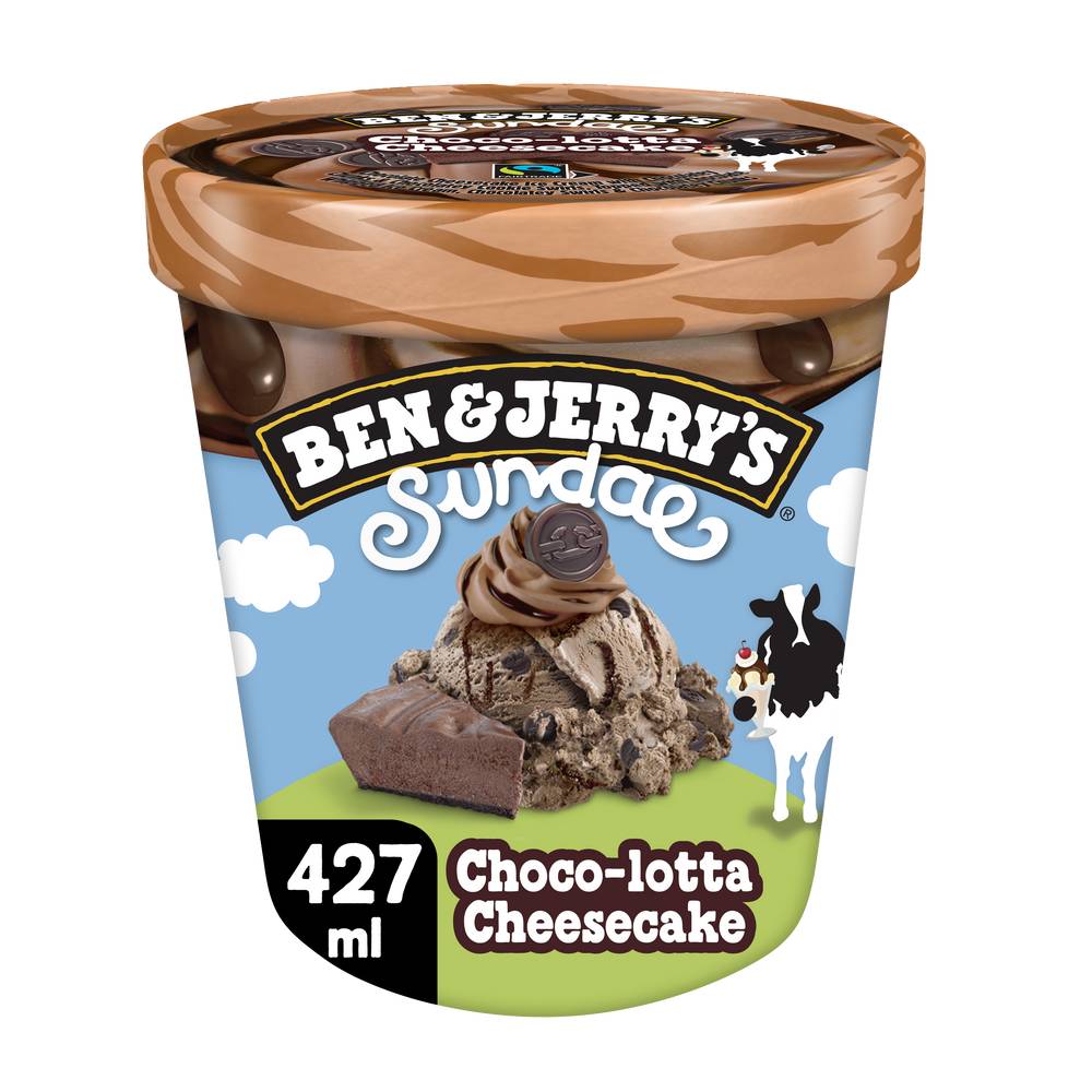 Ben & Jerry's - Glace sundae choco-lotta cheesecake (345g)