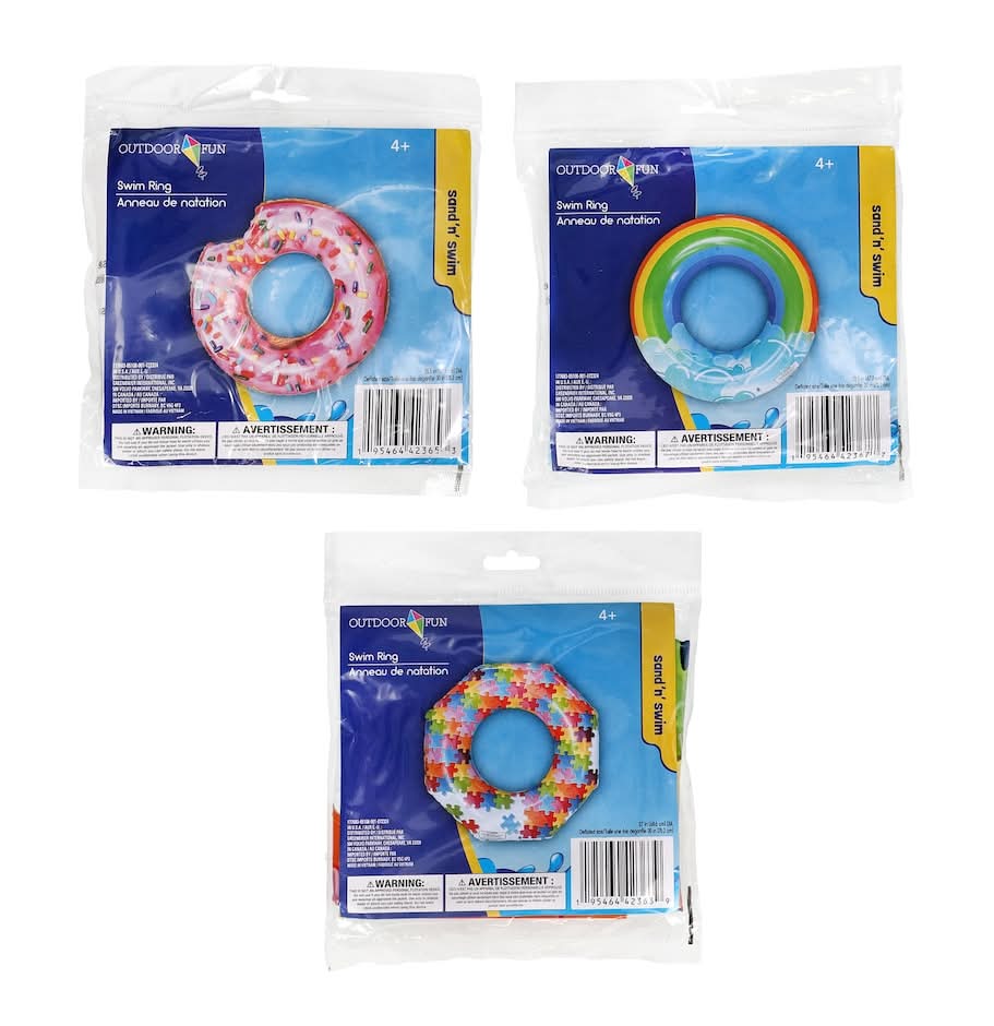 Splash-N-Swim Outdoor Fun Swim ring, 1-ct.