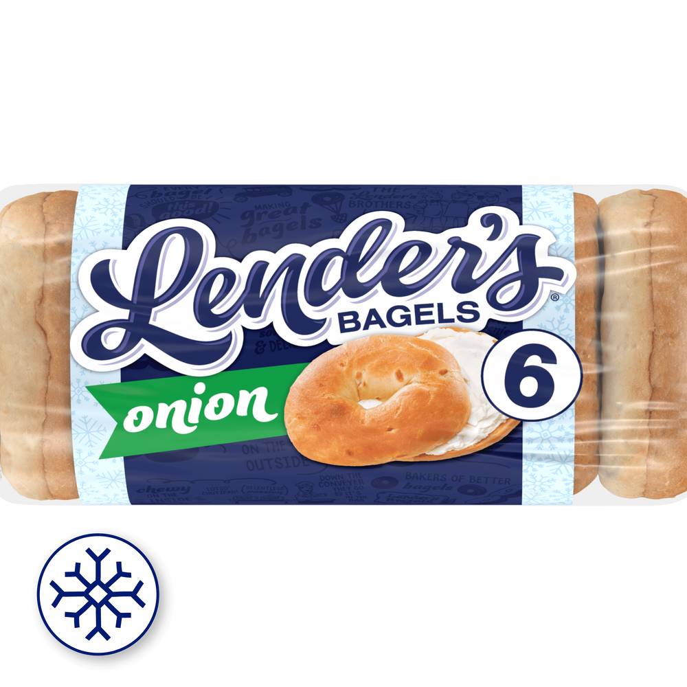 Lender's Pre-Sliced Onion Bagels (12 oz)