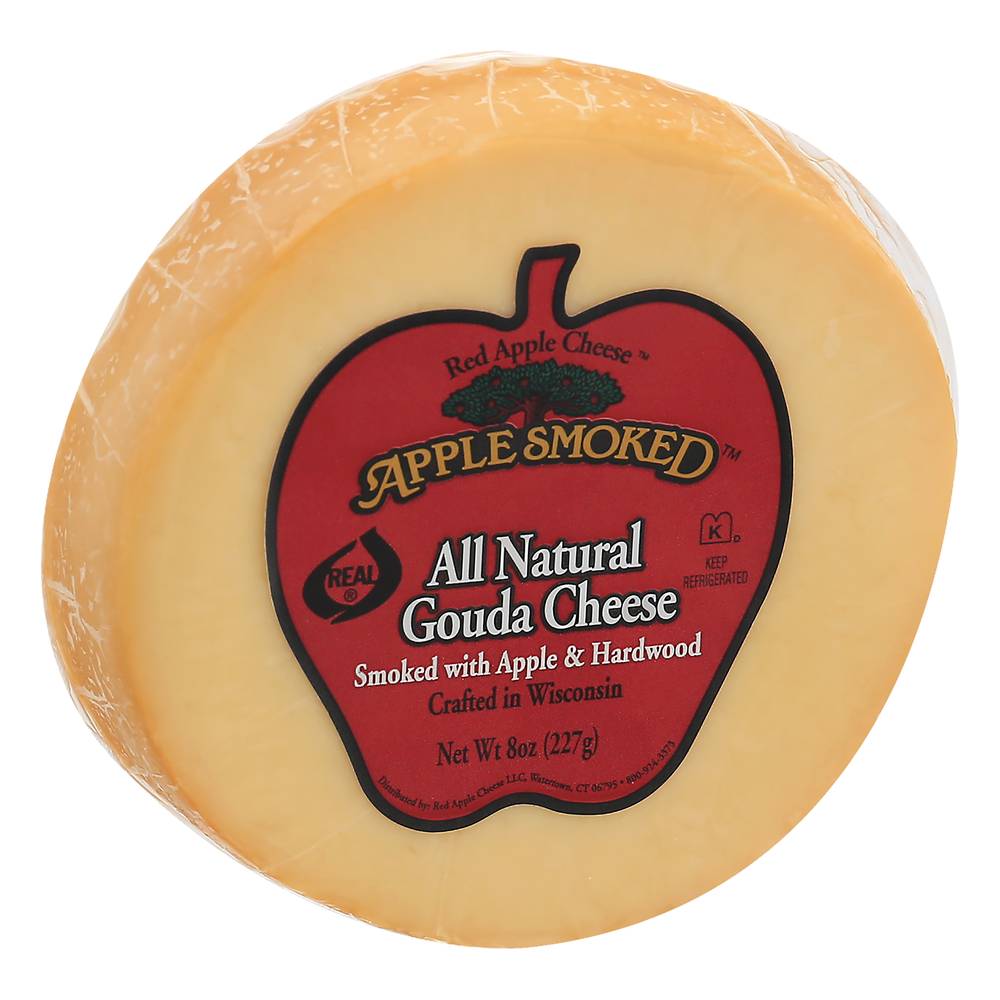 Red Apple Cheese Gouda Cheese Smoked With Apple & Hardwood (8 oz)