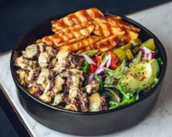 Angus Beef Burger Bowl