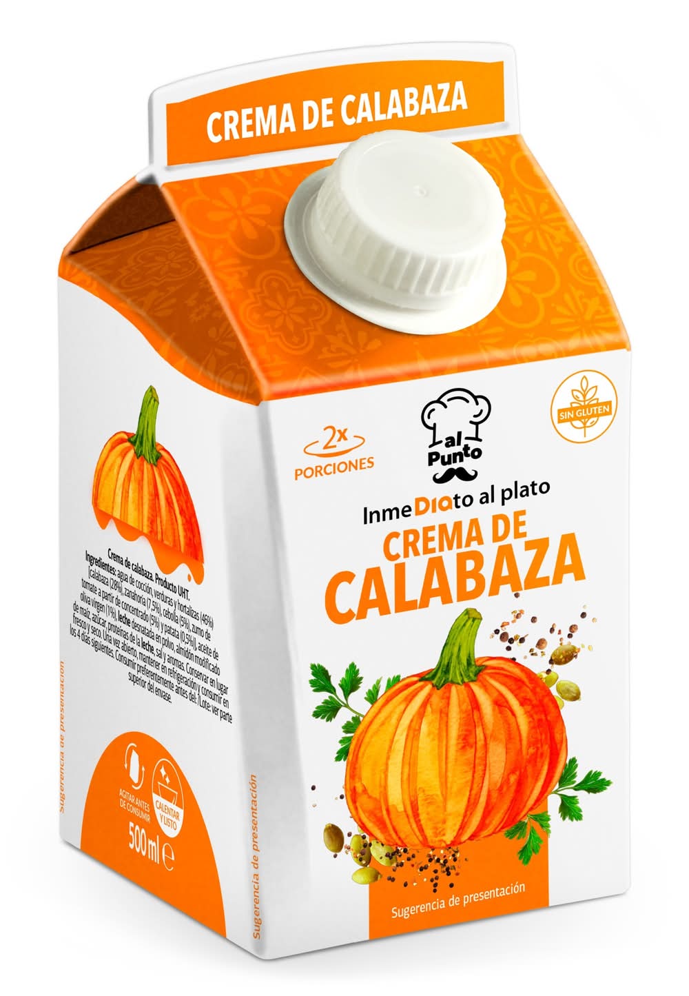 Crema De Calabaza Al Punto Dia Brik 500 Ml