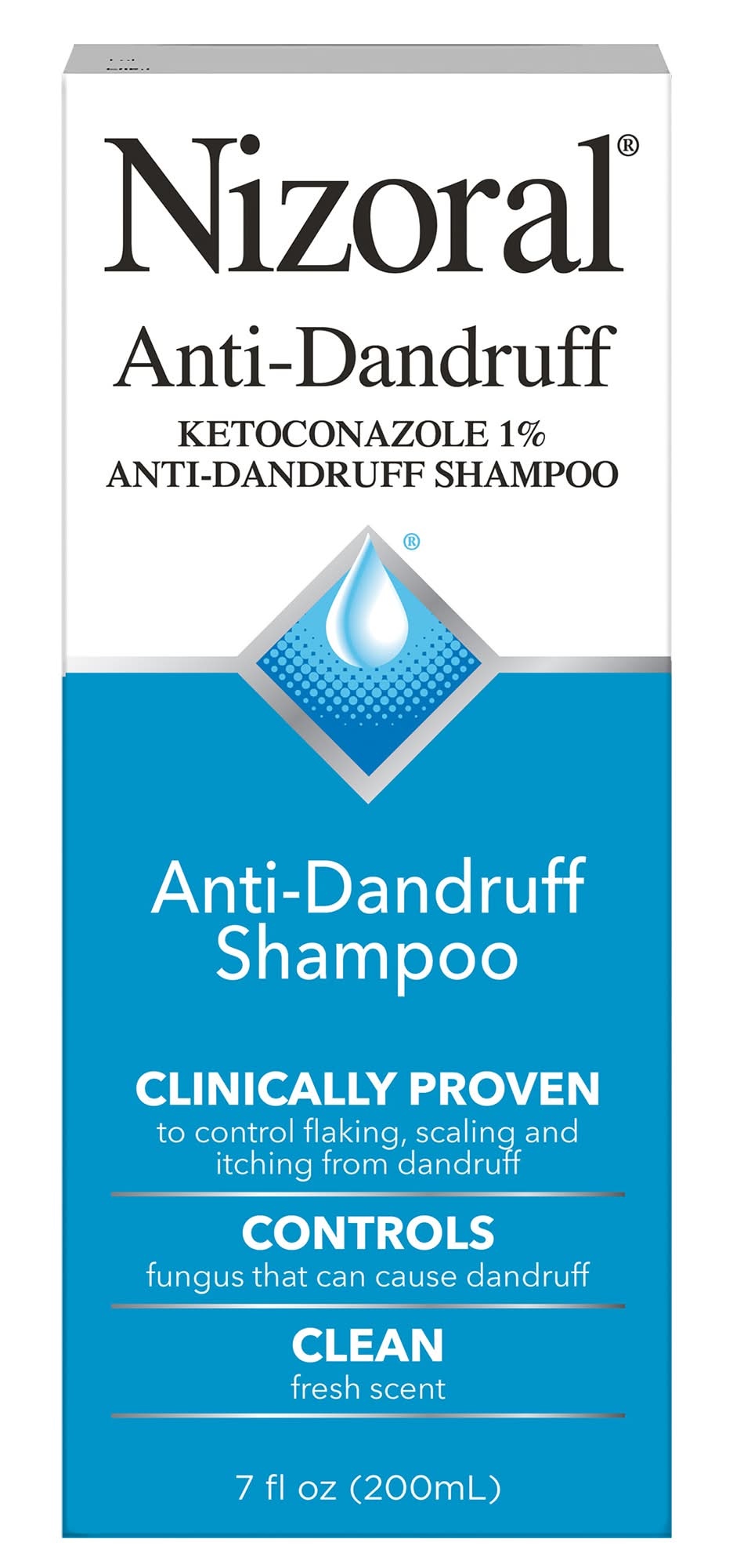 Nizoral Ketoconazole 1% Anti-Dandruff Shampoo, Fresh (7 fl oz)