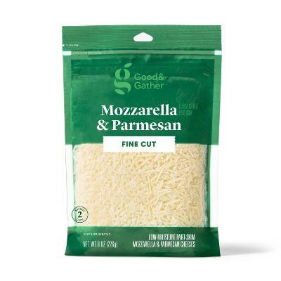 Good & Gather Finely Shredded Mozzarella & Parmesan Cheese (8 oz)